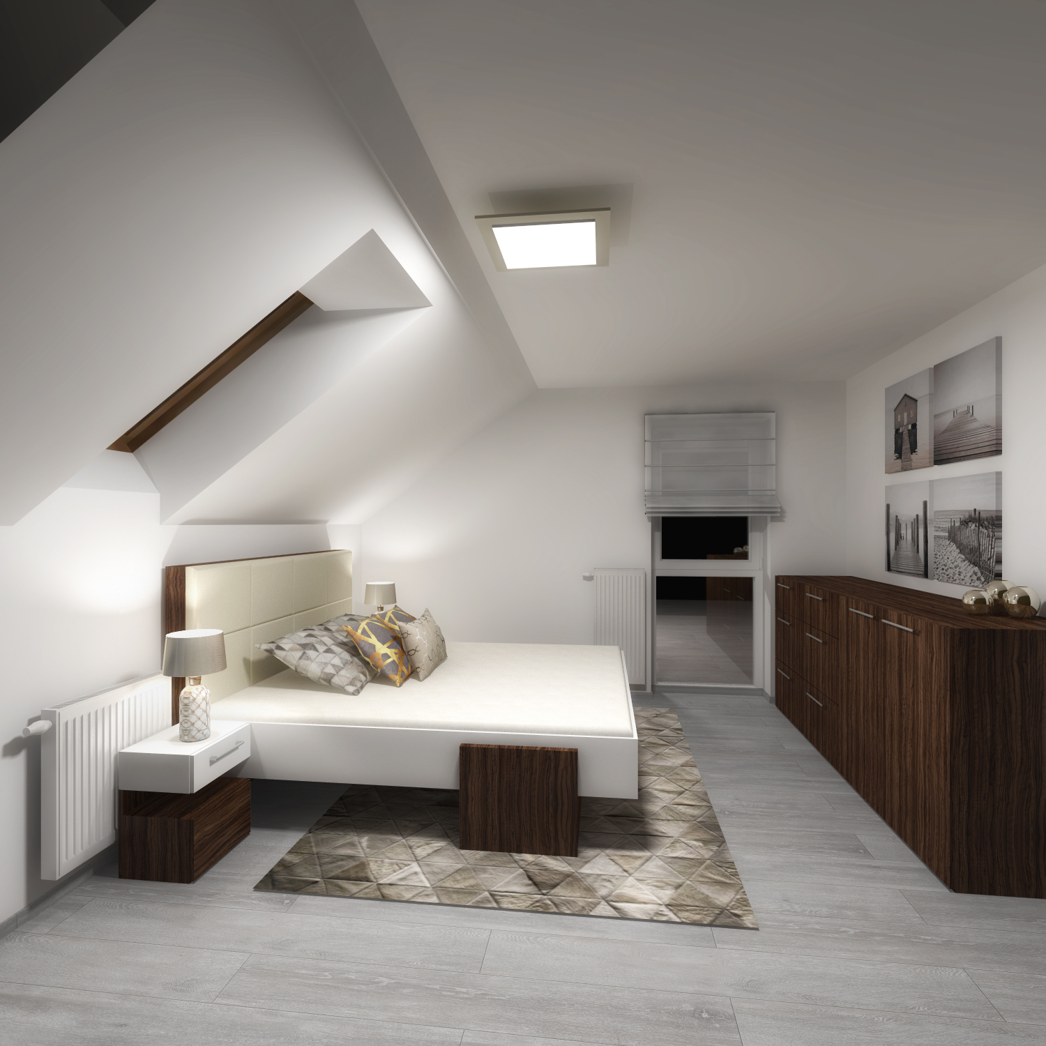 LOŽNICE POHLED 01 Zařizování ložnice